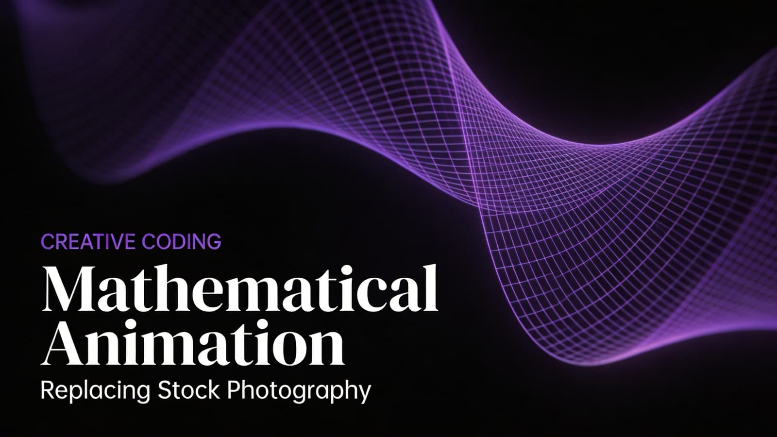 How Mathematical Animation Is Replacing Stock Photography in Web Design