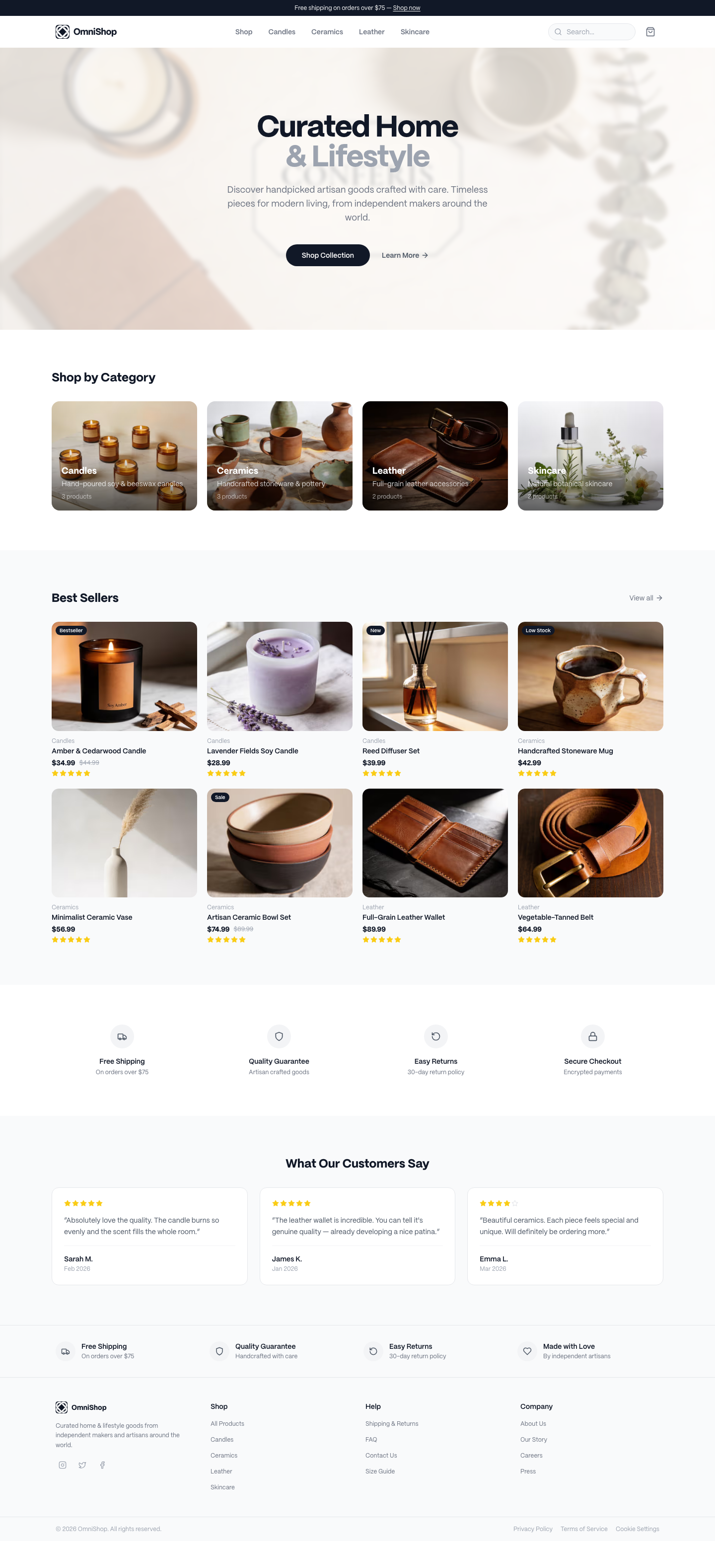 OmniShop — Storefront